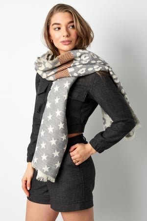 Scarf star & leopard duo - Multi h5 Picture2